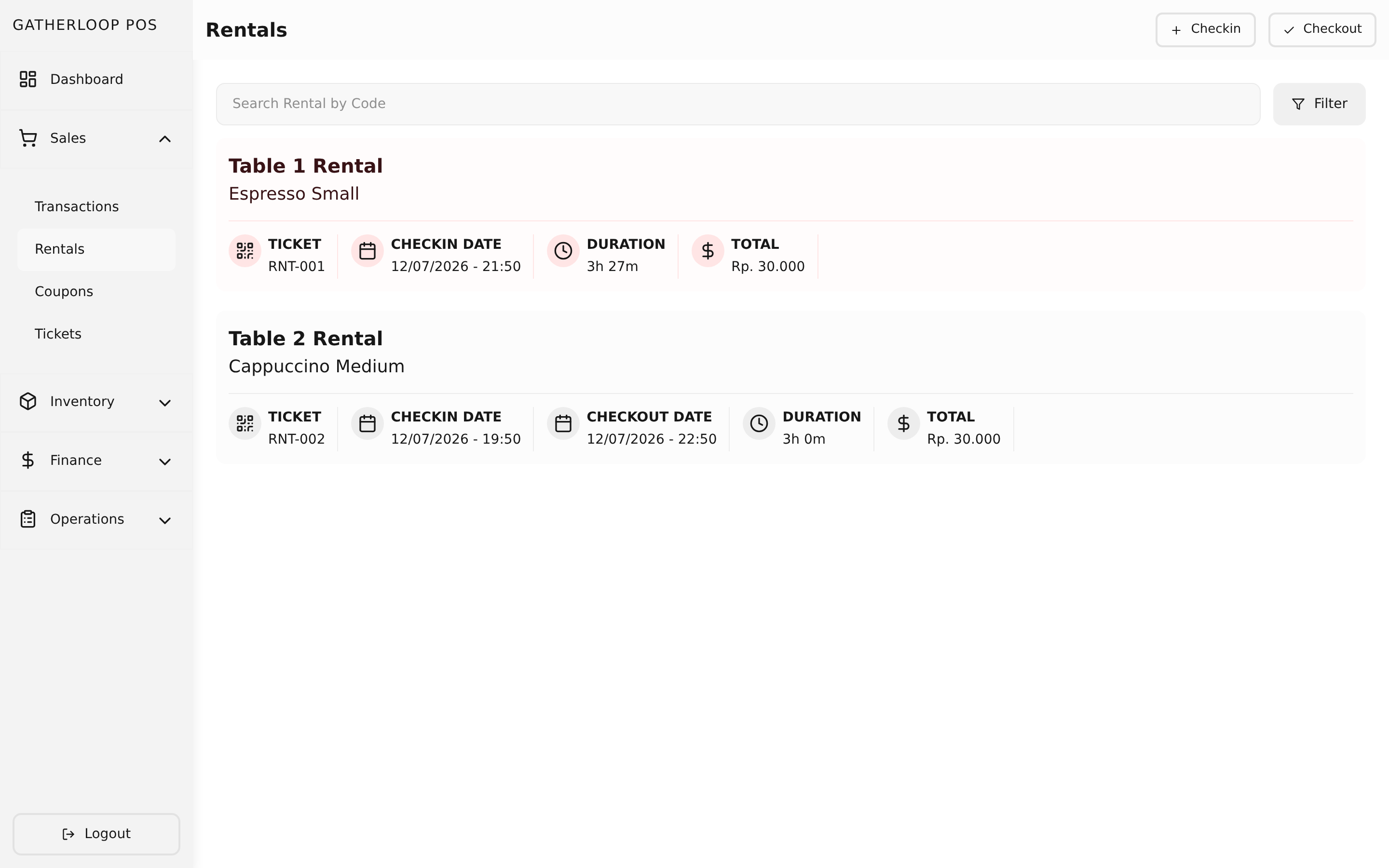 Board-game Rentals screenshot